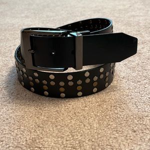 Black Studded Belt